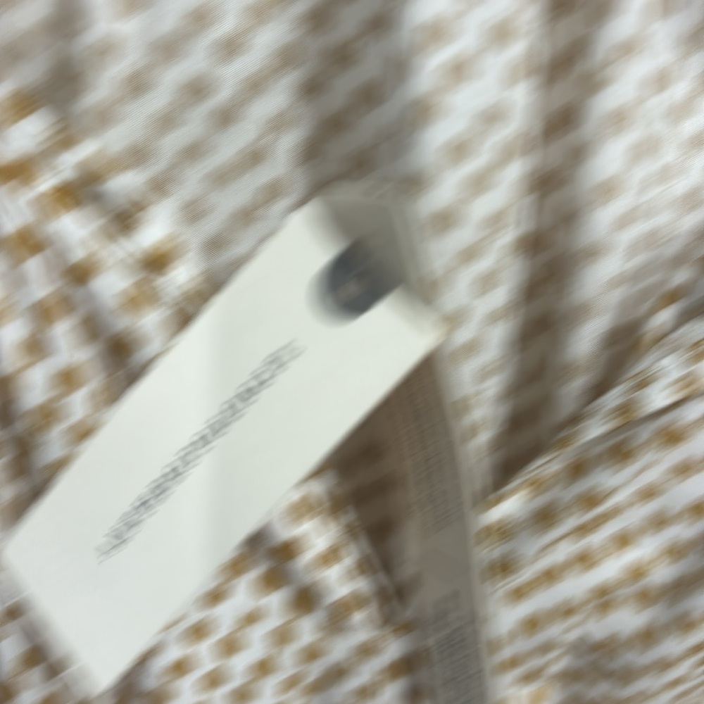 NWT Anthropologie Somerset dress in cream/tan.  Size Medium - Picture 4 of 7